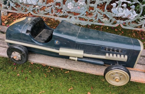 Vintage wooden toy racing - wooden, car