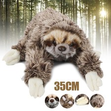 SLOTH PLUSH ANIMAL LYING THREE