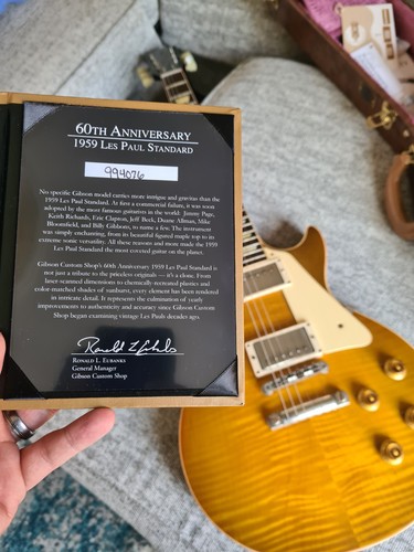 Gibson custom shop 60th - shop,
