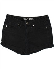 MOSSIMO Womens Mid Rise Denim Shorts US 6 Medium W28  Navy Blue Cotton BT04