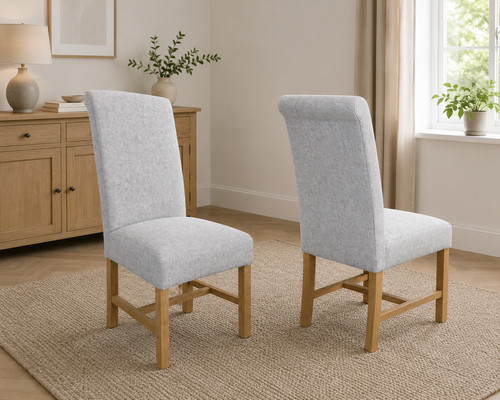 Set light grey fabric - set, of