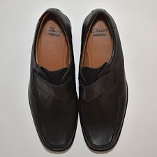 Clarks Collection Mens Leather Shoes Size 10 G With Cushion Cell Soles