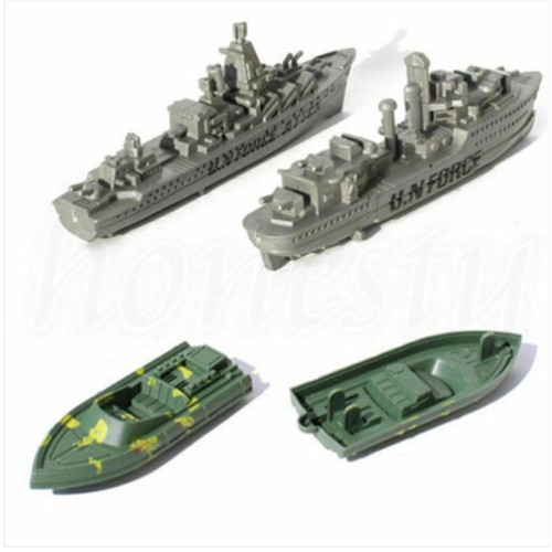 Plastic military ship - 2x,