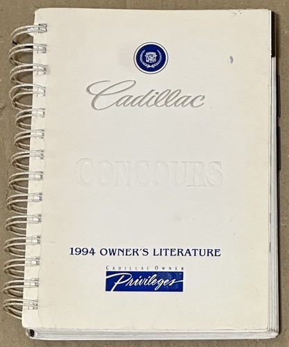 1994 cadillac concours owners - 1994,