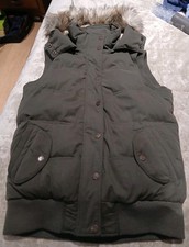 Ladies Fat Face Khaki Faux Fur