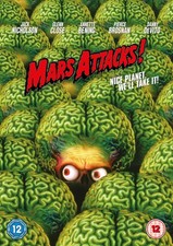 Mars Attacks! DVD (1998) Jack Nicholson, Burton (DIR) cert 12 Quality guaranteed