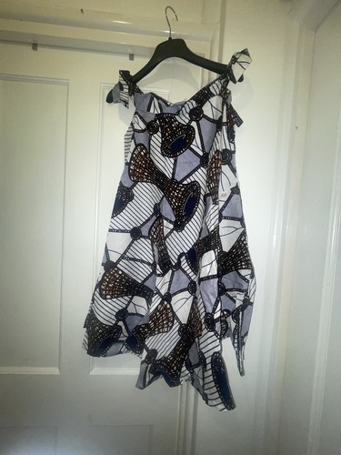 Bnwot handmade blue - blue, white