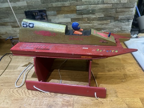 Wooden boat model twin hull - twin,