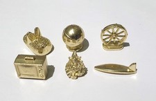 6  METAL  MONOPOLY TOKENS  /