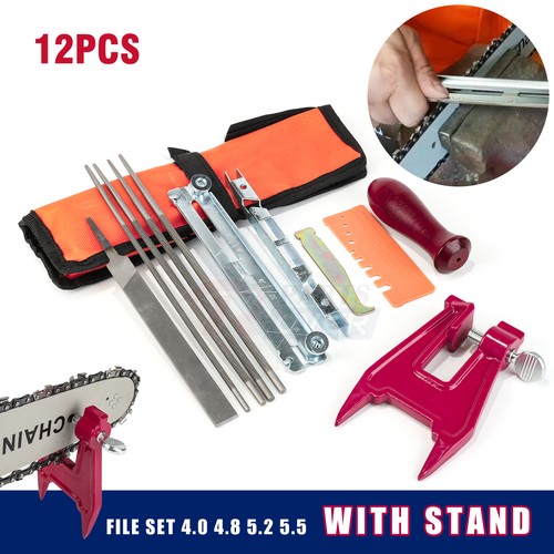 12pcs chainsaw sharpening - chainsaw, file