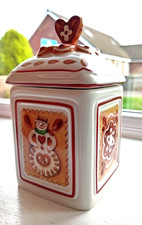 Villeroy and Boch perfect gingerbread house storage jar.
