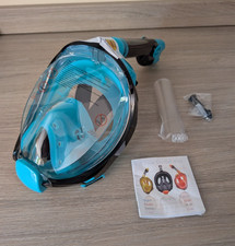 Full Face Snorkel Mask With GoPro Mount Adults & Kids