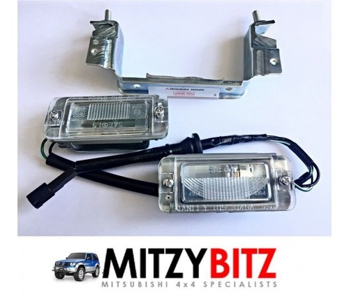 Rear number plate light - rear, lamp