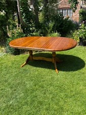 Large Oval Pine Dining Table Pine 6/8 Seater, Country Style