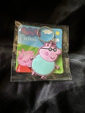 Peppa Pig Daddy Pig Keyring -