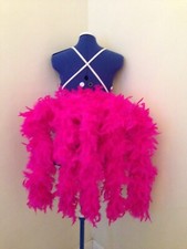 Showgirl chandelle boa  bustle harness