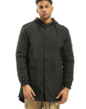 Brandit M51 US Parka Cotton Lining Outdoor Mens Hooded Black Size 4XL