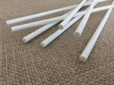 5x 75cm Fibreglass High Quality Roman Blind Rods 4mm Free End Caps