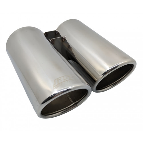 Stainless double exhaust - , tip