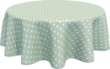 Table Cover round Oilcloth PVC