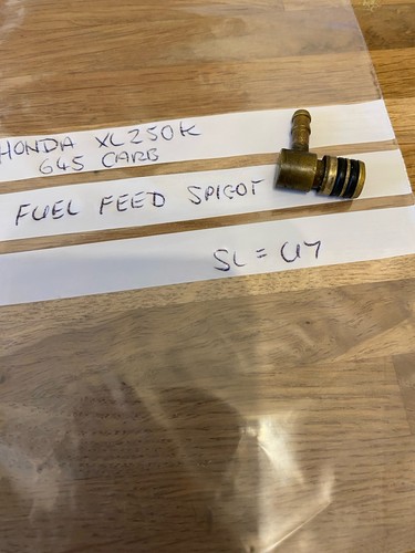 Honda xl250k carburettor - xl250k, fuel