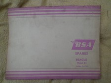 ⭐BSA SPARES BEAGLE K1  MODEL