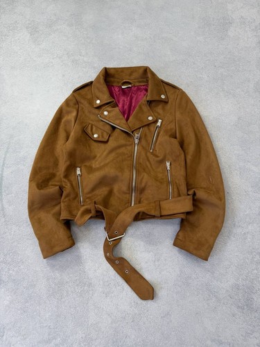 Vintage 90s belted suede - 90s,