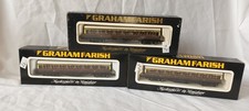 N gauge NEAR MINT 3x Graham Farish 0624 GWR Mainline Corridor Coach Brown Cream