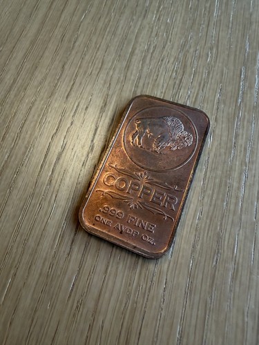 999 fine copper - fine, bar