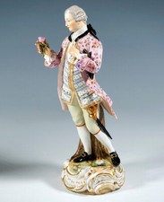 Large Meissen Figure Gentleman
