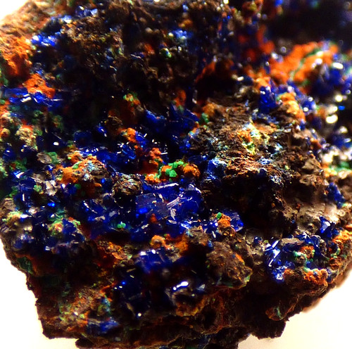 Azurite conichalcite jean - conichalcite,