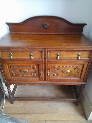 Antique oak sideboard - antique,