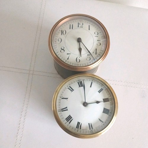 Two antique insert clock - antique,