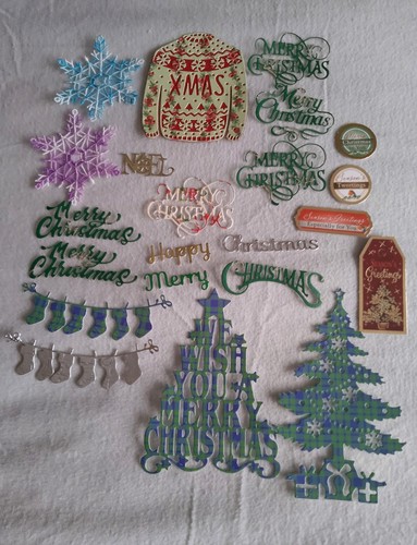 Christmas mix die - christmas,