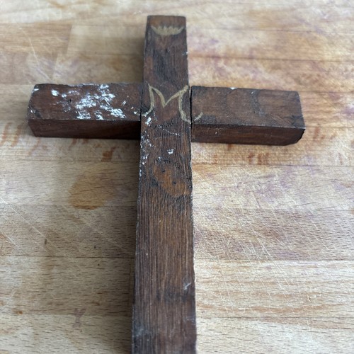 Antique crucifix hand - crucifix, 5.5
