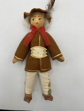Vintage Polish Wooden Peg Folk