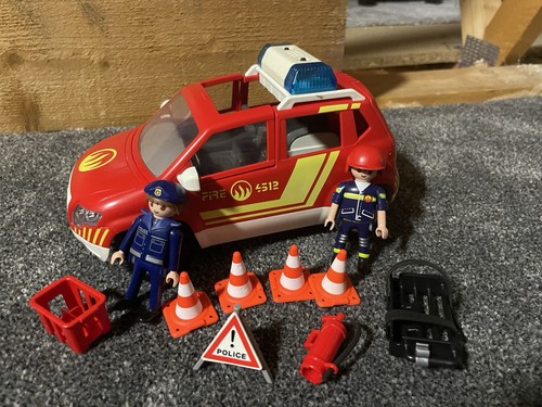Playmobil fire car - playmobil,