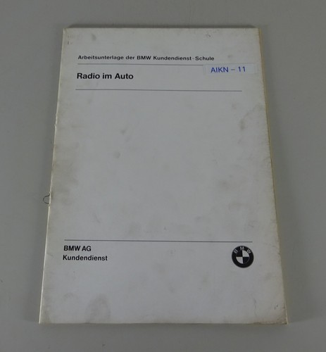Workshop manual bmw - manual, in
