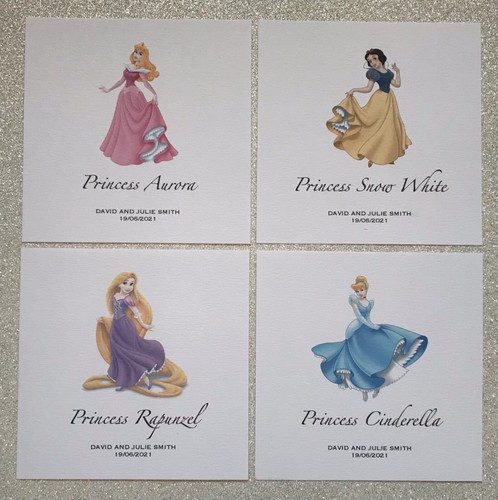 Disney princess wedding - princess, table