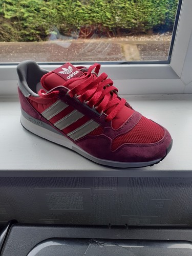 Adidas zx500 burgundy size - uk,