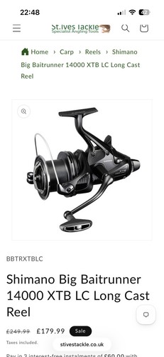 Shimano big baitrunner xtb - shimano,