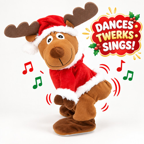 Reindeer plush toy christmas - reindeer,