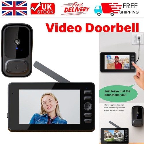 Wireless wifi video doorbell - wireless,