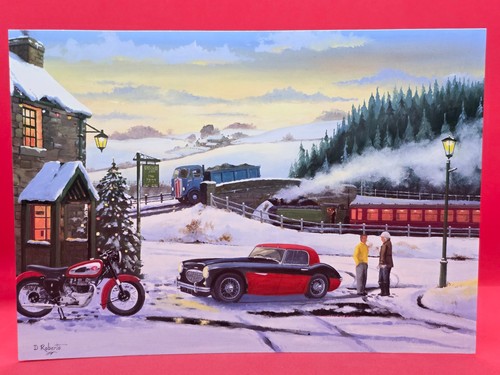 Christmas card with envelope - card,