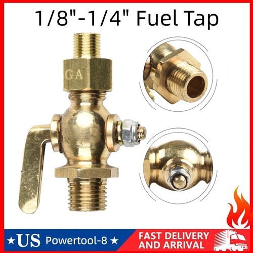Brass petcock 4 fuel - brass,