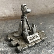 Vintage Miniature Pewter Duck