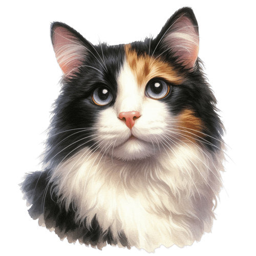 Calico maine coon vinyl - calico,