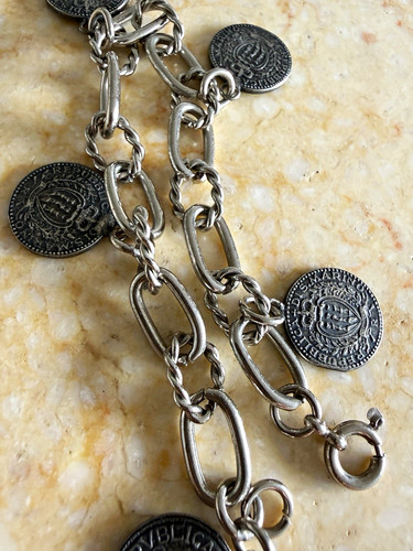 Vintage san marino coin charm - marino,