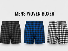Pack of 6 Men's Woven Boxer
