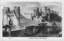 VINTAGE RPPC POSTCARD - Conwy